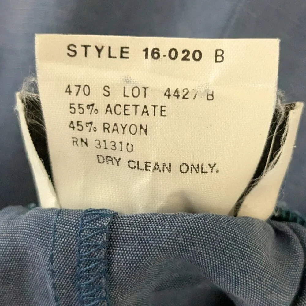 BYER CALIFORNIA Blue Pleated Short Wrap Skort; Size M